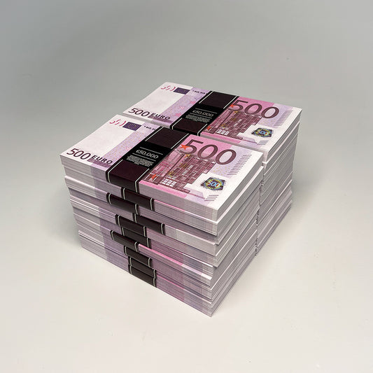 10 x New Style €50,000 Prop Money Stacks