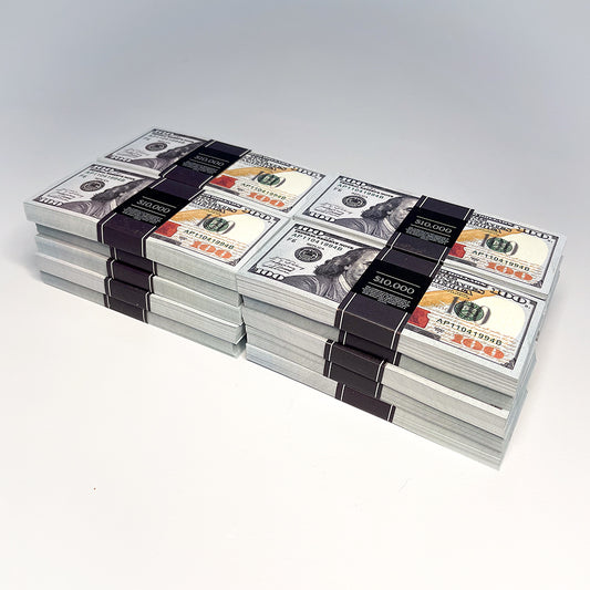 20 x New Style $10,000 Prop Money Stacks